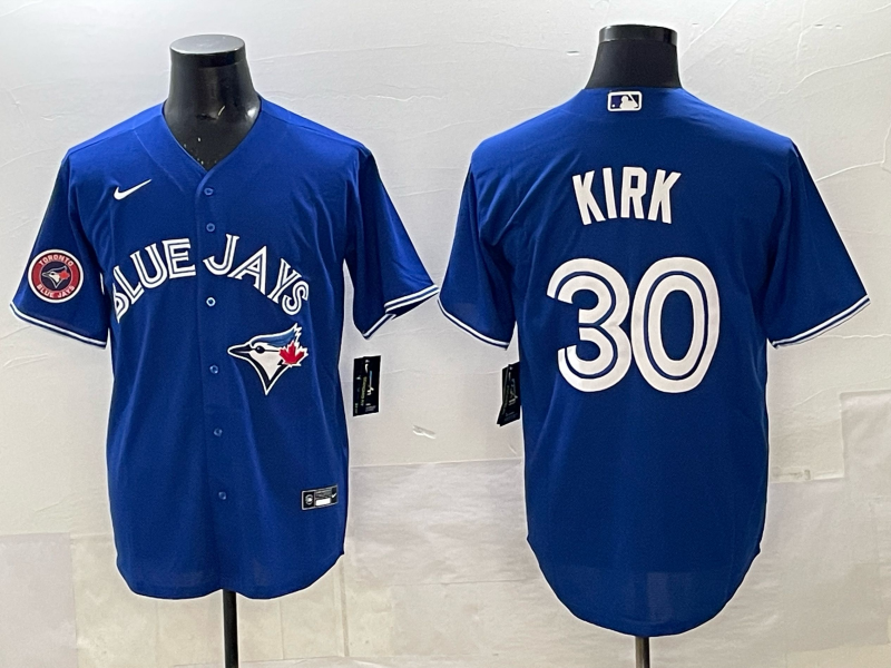 Men Toronto Blue Jays #30 Kirk blue Nike MLB 2025 Jersey 043->detroit lions->NFL Jersey